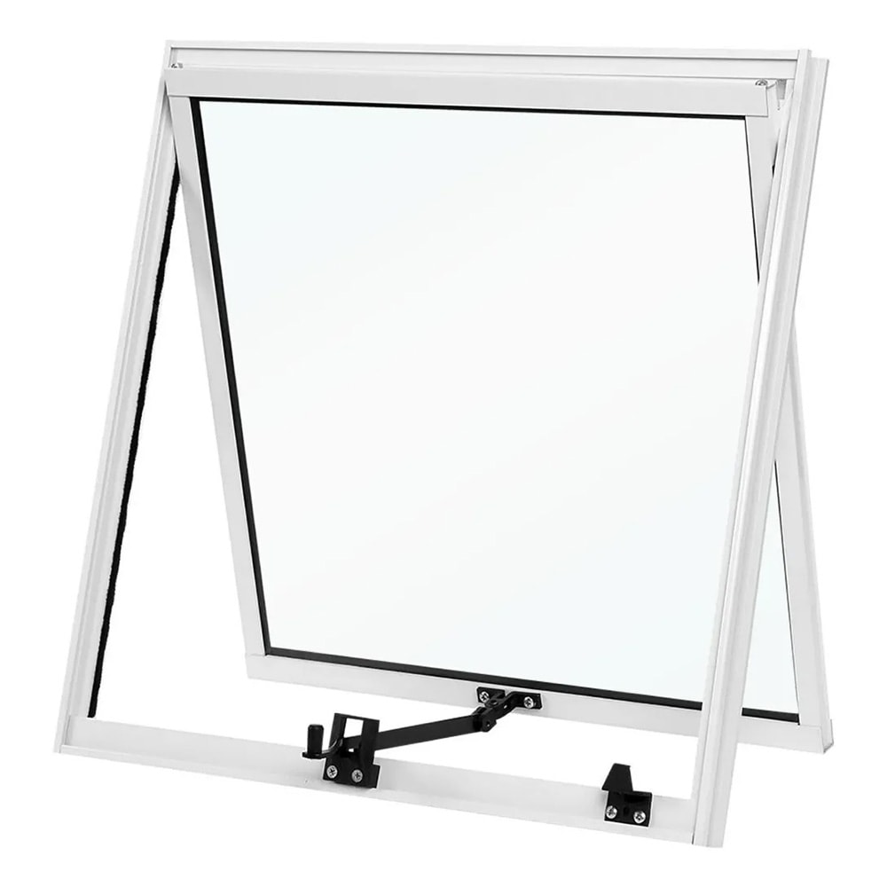 Janela de Alumínio Maxim-ar 80x60x3cm CRV Classic Vidro Mini Boreal Branca – 500413