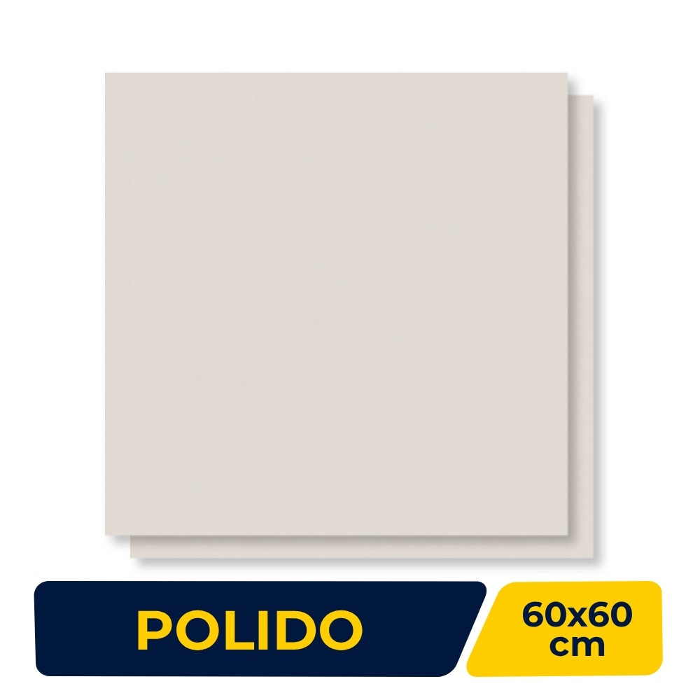 Piso Cerâmico Polido 60x60cm Caixa 2,48m² Karina Vogue Retificado - 67008